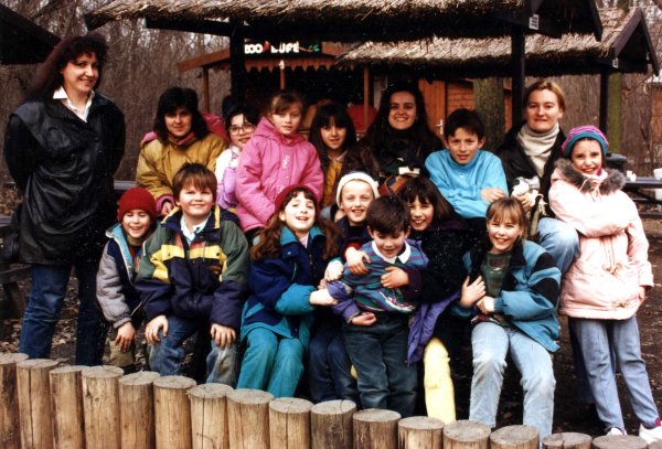Bosnyák gyerekek (Nagyatád, 1994) Fotó: Veréb Simon
